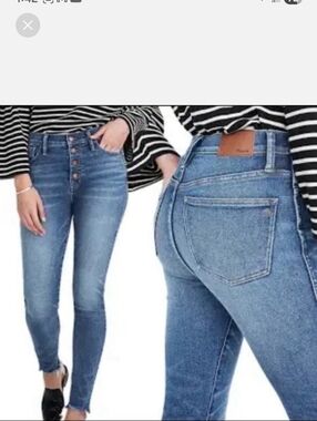 Madwell High Rise Skinny Jeans Size 26